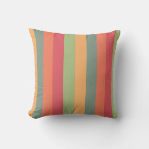 Vertical striped abstract pillow