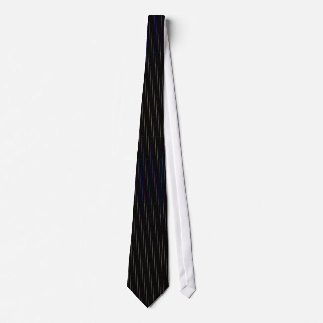 Vertical Striped Mens Necktie (Front)