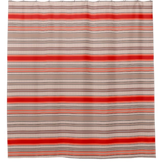 vertical striped textured pattern in orange and be (Front)