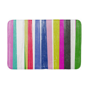 Vertical Stripes Bath Mat