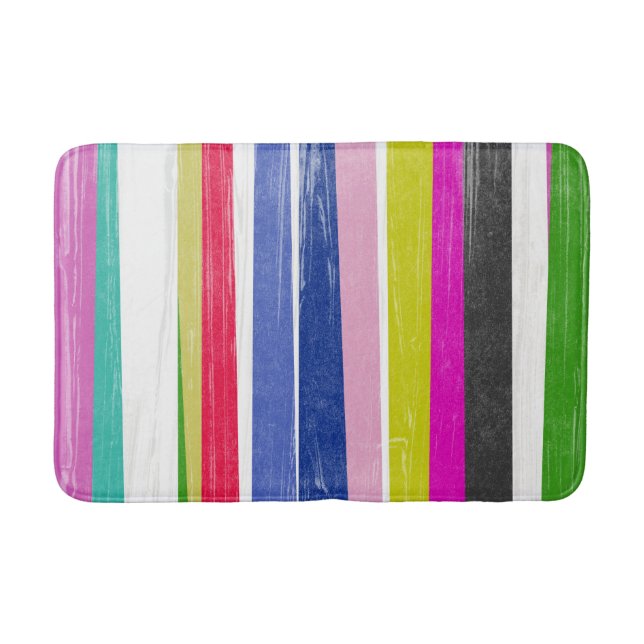 Vertical Stripes Bath Mat (Front)