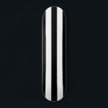 Vertical Stripes Black And White Striped Skateboard<br><div class="desc">Vertical Stripes – black and white striped pattern.</div>