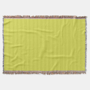 Vertical Stripes Chartreuse Yellow Green Throw Blanket