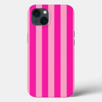 Vertical Stripes Hot Pink