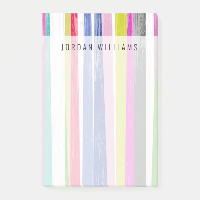Vertical Stripes Post-it Notes (Front)
