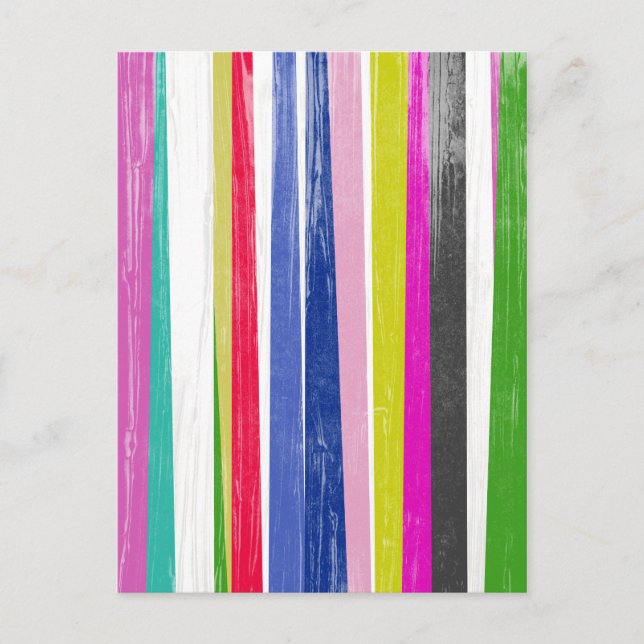Vertical Stripes Postcard (Front)