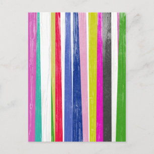 Vertical Stripes Postcard