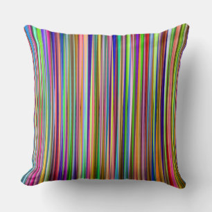 Vertical Stripes  Throw Pillow