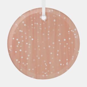 Vertical Vintage: Abstract Line Background. Glass Ornament