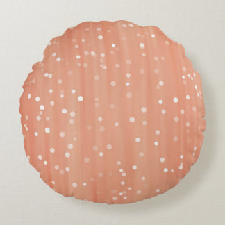 Vertical Vintage: Abstract Line Background. Round Pillow