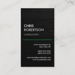 Vertical Wood Effect Attractive Business Card