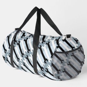 Vertical Wrench Pattern  Duffle Bag