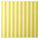 Vertical Yellow Stripes Tile<br><div class="desc">Be sure to check out all options to customize your selection!

For example,  the white in the design may be changed to a different colour!

Thanks for looking!</div>