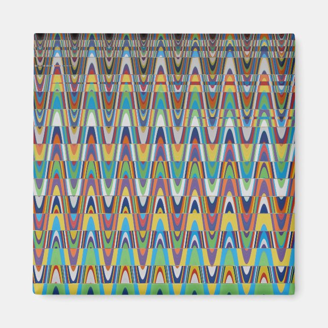 Verticle Carpet Abstract 10, 2018 | SVP Images Magnet (Front)