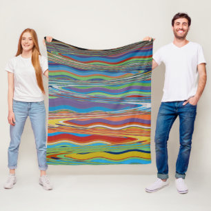 Verticle Carpet Abstract 12, 2018   SVP Images Fleece Blanket