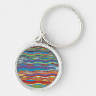 Verticle Carpet Abstract 12, 2018   SVP Images Keychain