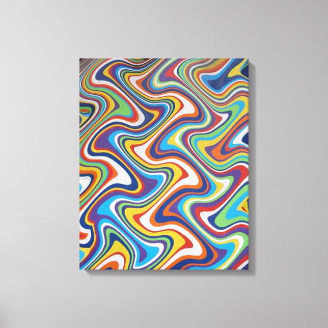 Verticle Carpet Abstract 6, 2018 | SVP Images Canvas Print (Front)