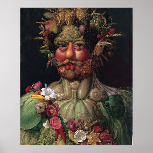 Vertumnus - Giuseppe Arcimboldo Poster (Front)
