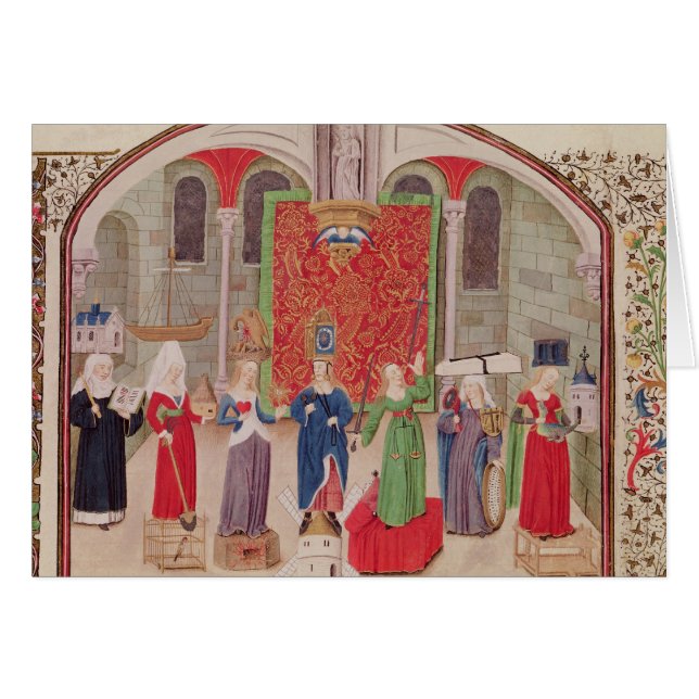 Vertus théologiques et cardinales (Devant horizontal)