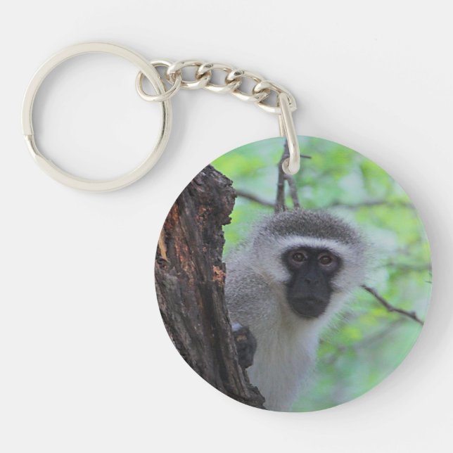 Vervet Monkey Keychain (Front)