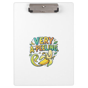 Very A-peeling T-Shirt – Funny Banana Pun Graphic Clipboard