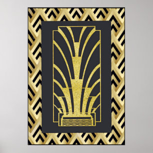 Very Art Deco Poster. Poster