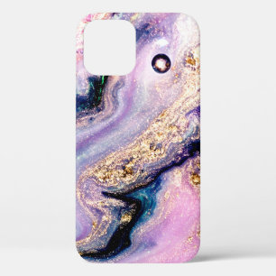 Very beautiful marble pattern. Abstract art wallpa iPhone 12 Case