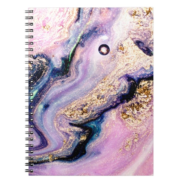 Very beautiful marble pattern. Abstract art wallpa Notebook (Front)