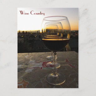 Very Beautiful Wine Postcard! Postcard