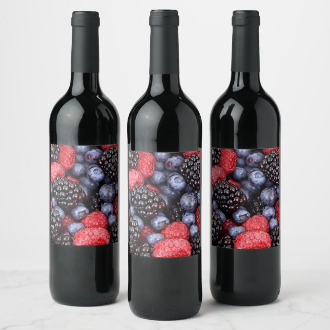 Very Berry  Wine Label (Bottles)