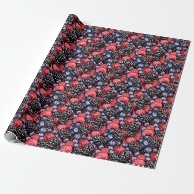 Very Berry Wrapping Paper (Unrolled)