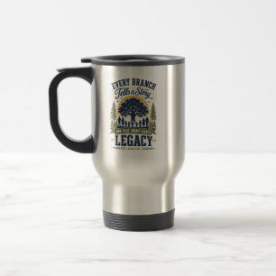 very Branch Tells a Story Family Legacy Tree Travel Mug