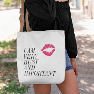 Very Busy and Important Tote Bag