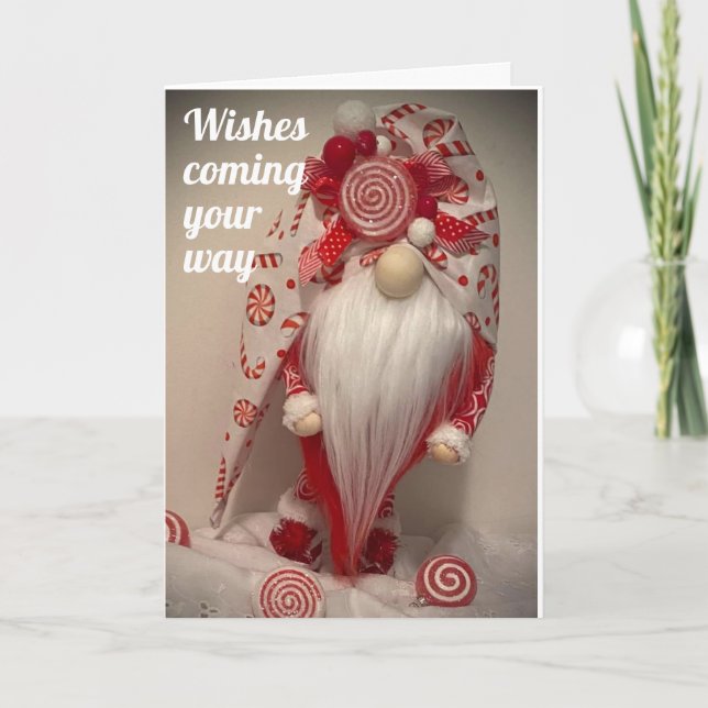 VERY "CHEERFUL" CHRISTMAS DAY TO YU HOLIDAY CARD (Front)