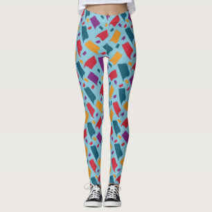 Very Colourful Abstract Pattern Leggings
