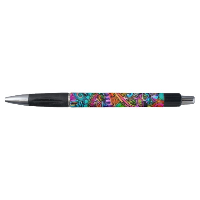 Very colourfully abstract forms art 10 pen (Front)