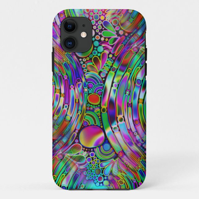 Very colourfully abstract forms art 1 Case-Mate iPhone case (Back)
