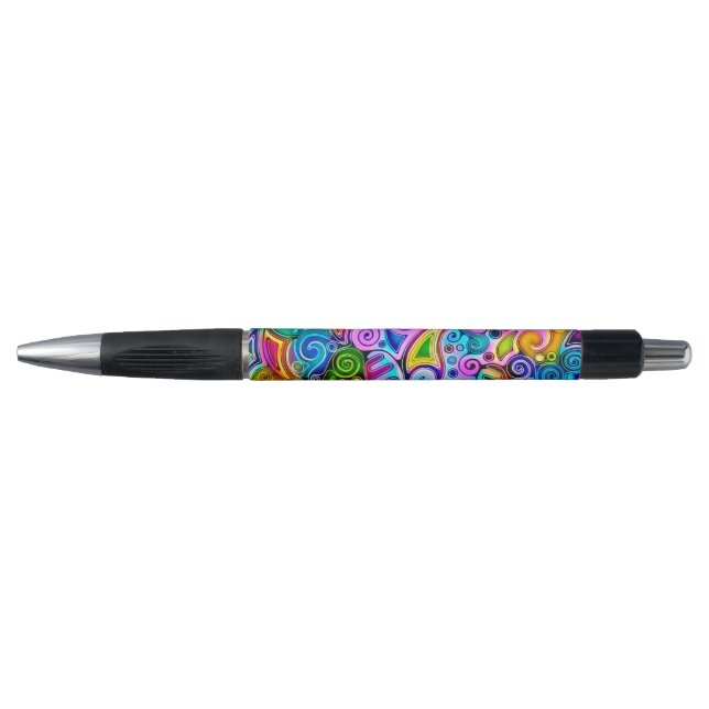 Very colourfully abstract forms art 9 pen (Front)