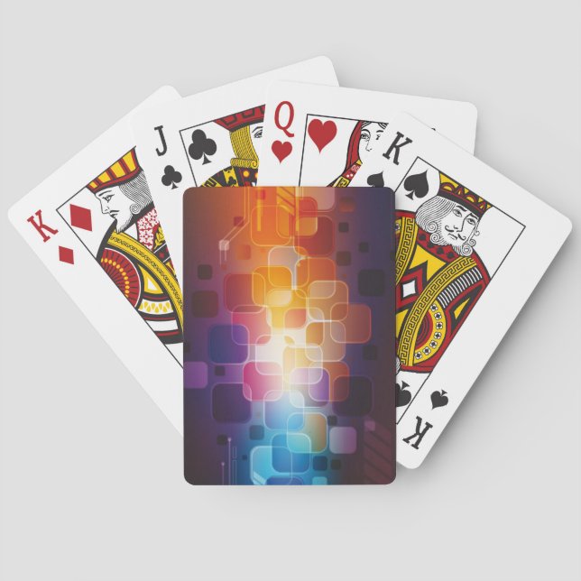 Very Cool Abstract Deck of Playing Cards (Back)