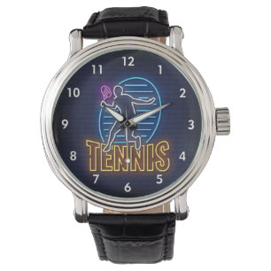 Very Cool and Colorful Simulated Neon Tennis Watch