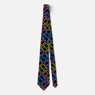 Very Cool and Colourful Shapes Tie