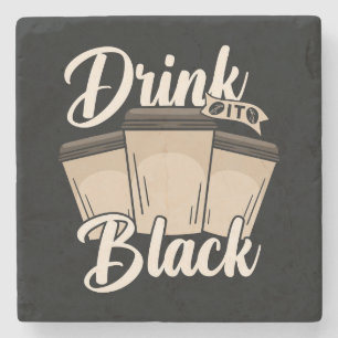 Very Cool and Cute Coffee or Java Stone Coaster