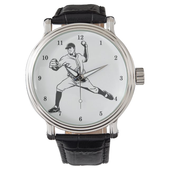Very Cool Baseball Wrist Watch (Front)