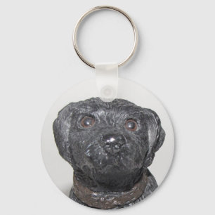 Very Cool Black Lab Keychain