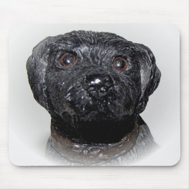 Very Cool Black Lab Mouse Pad (Front)