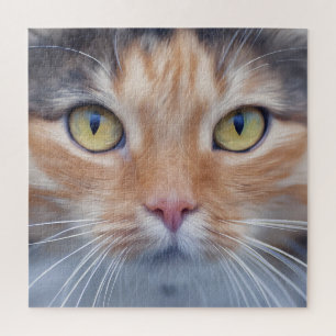 Very Cool Cat Face Jigsaw Puzzle