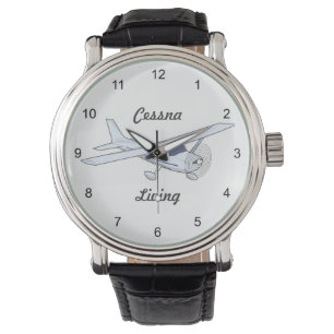 Very Cool Cessna Living Airplane Wrist Watch