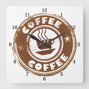 Very Cool Coffee Lovers Wall Clock