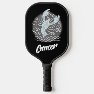 Very Cool Colourful Horoscope Symbol Cancer Pickleball Paddle