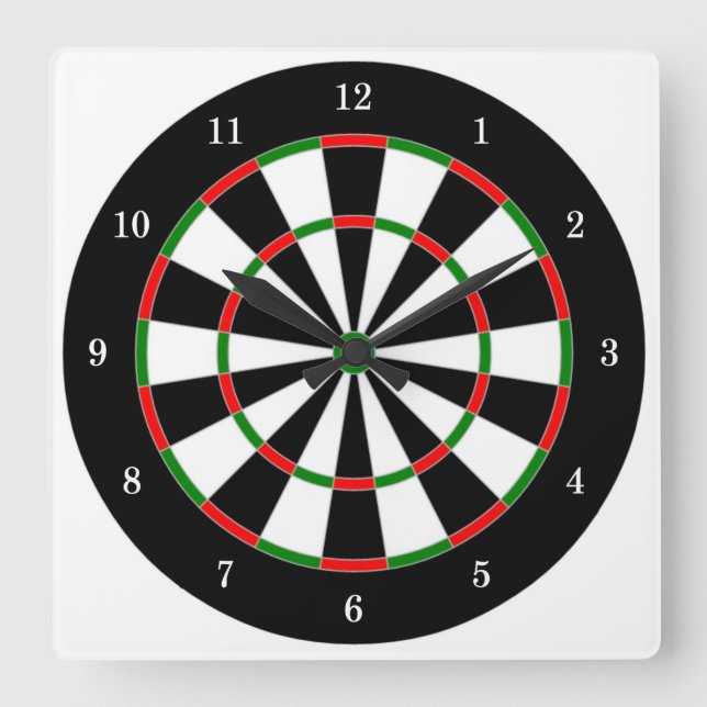 Very Cool Dart Board Wall Clock (Front)